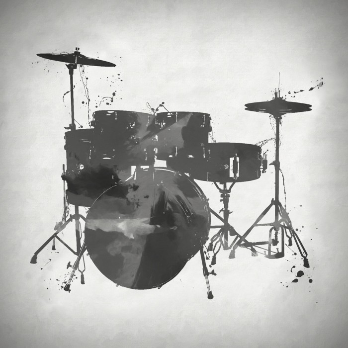 Black and White Drums by Dan Sproul