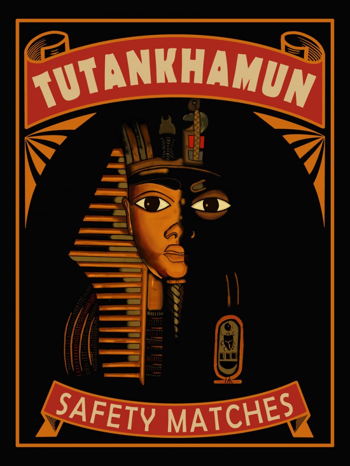 Tutankhamum Safety Matches by Mark Rogan